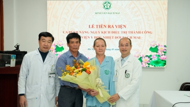 47 ngày giành sự sống cho bệnh nhân sốc nhiễm khuẩn ở BV Bạch Mai