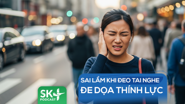 Podcast: Sai lầm khi đeo tai nghe đe dọa thính lực
