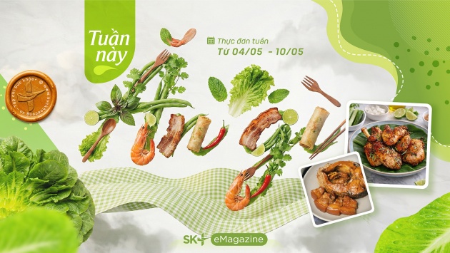 Thực đơn 1 tuần cho bữa tối lý tưởng 