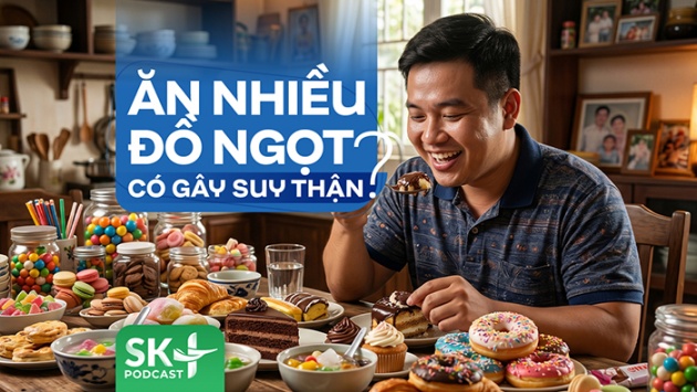 Podcast: Ăn nhiều đồ ngọt có gây suy thận?