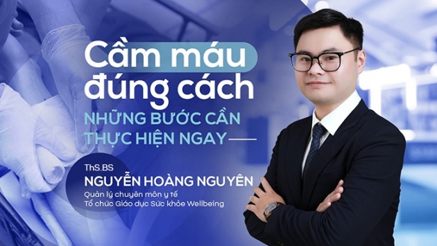 Cầm máu đúng cách: Những bước cần thực hiện ngay