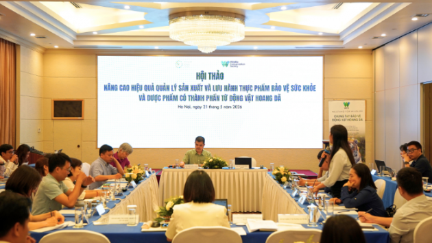 Siết quản lý sản phẩm chứa thành phần từ động vật hoang dã