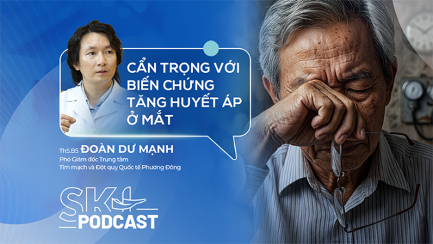 Podcast: Cẩn trọng với biến chứng tăng huyết áp ở mắt