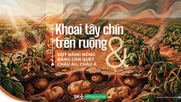 Khoai tây chín trên ruộng & Đợt nắng nóng đang càn quét Châu Âu, Châu Á