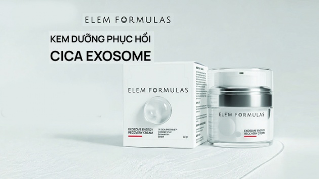 Kem dưỡng Cica Exosome và cơ chế tự phục hồi của da