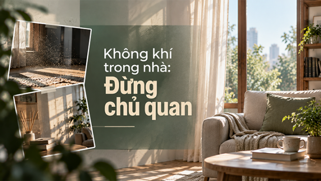 Không chủ quan với chất lượng không khí trong nhà