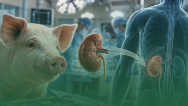 Đột phá: 9 tháng sống bằng thận lợn biến đổi gene, chờ ghép thận người