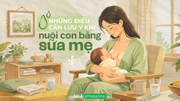 Những điều cần lưu ý khi nuôi con bằng sữa mẹ