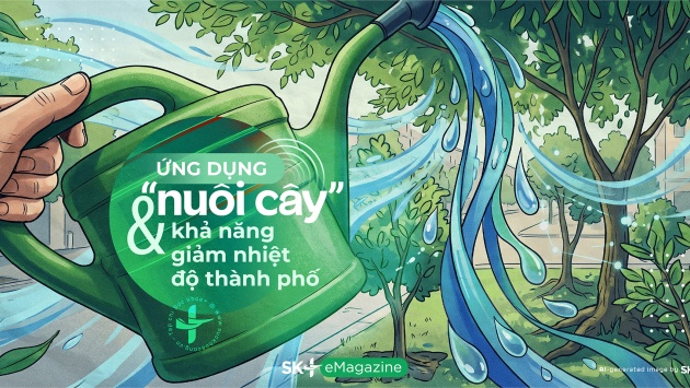 Ứng dụng “nuôi cây” & khả năng giảm nhiệt độ thành phố